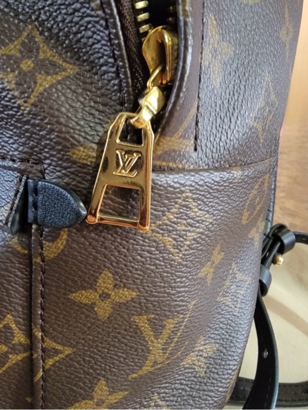 Louis Vuitton Palm Springs PM Backpack Monogram Canvas Brown Timeless Gift - Picture 8 of 15